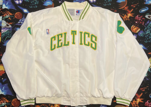 Vintage Champion NBA Boston Celtics Warm Up Basketball Jacket - Picture 1 of 8