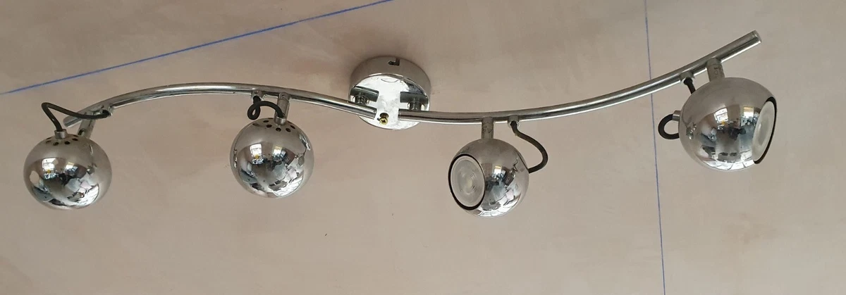 4 Way Ceiling Spot Light Fitting LED GU10 Adjustable Kitchen
