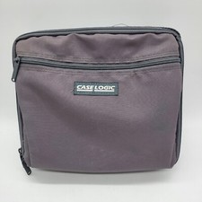 CASE LOGIC Cassette Tape Case - Stores 20 - Zippered Solf Case With Hard Shell