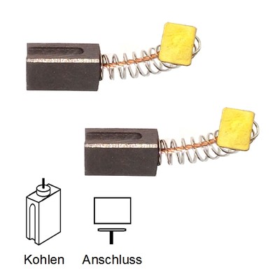 Kohlebürsten für Einhell Bohrhammer BT-RH 1500 - 7x11x15mm GÜNSTIG (2123)