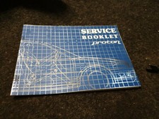 PROTON SERVICE HISTORY BOOKLET NEW OLD STOCK 1995-2004 SATRIA WIRA SAGA JUMBUCK