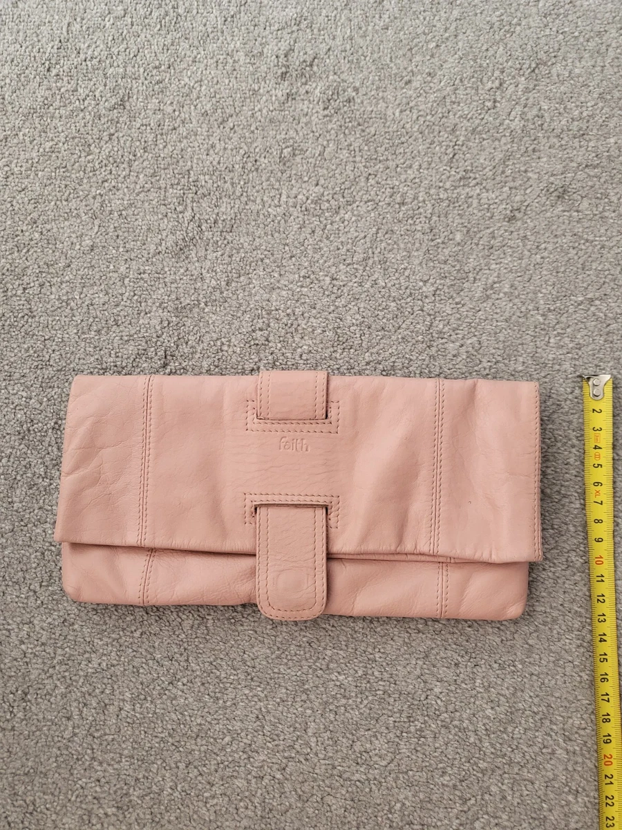 Faith pink clutch best sale bag
