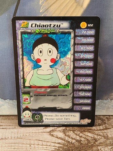 DBZ CCG CHIAOTZU LV2 HOLO FOIL RARE 122 CELL GAMES SAGA DRAGON BALL Z - LP