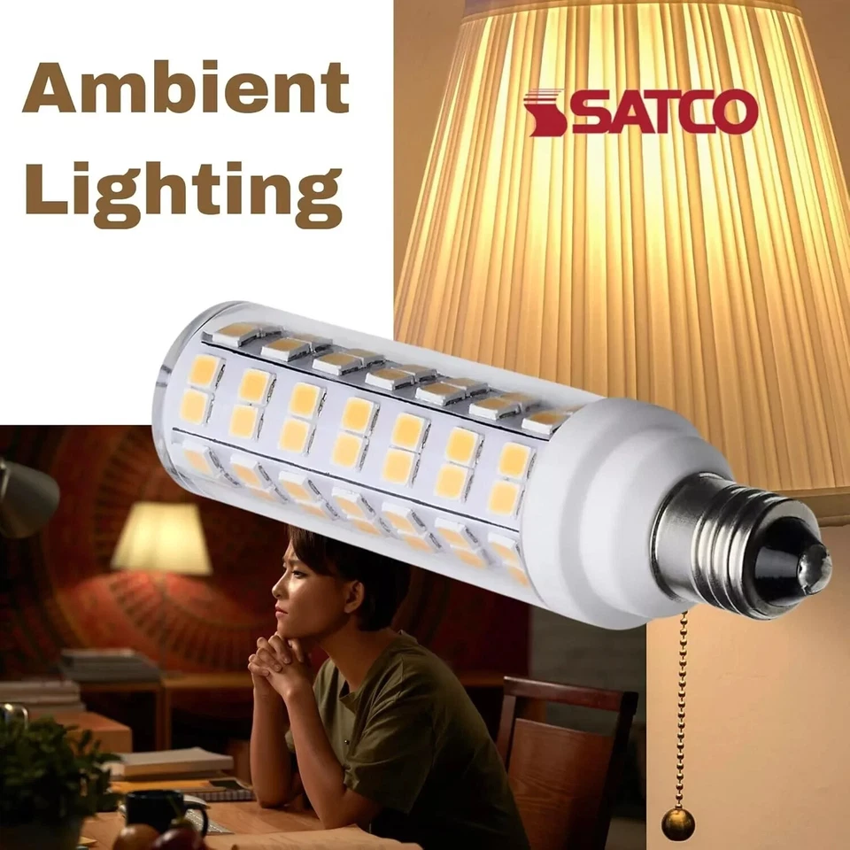 Satco S12338 - 6.5 Watt T6 LED Bulb - E11 Base - 3000K (5, 10 or 20 Pack) - Image 4 of 4