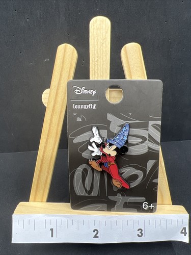 Disney Loungefly Mickey Maus Zauberer Zauberer Metall Emaille Pin 2021 Glitzer