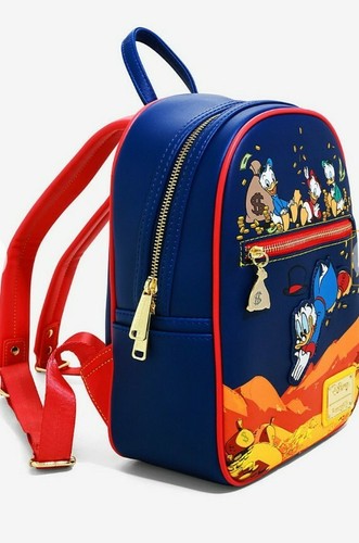 Loungefly Disney DuckTales Mini Backpack and Cardholder Scrooge McDuck NEW - Picture 5 of 8