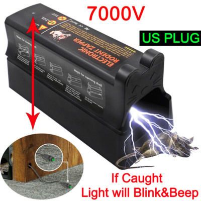 Electronic Mouse Trap Mice Rat Killer Pest Victor Control Electric Zapper Rodent