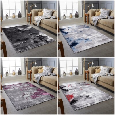 NEU Moderne Kleine Extra Große Teppiche Wohnzimmer Schlafzimmer Küche Boden Teppich Carpet