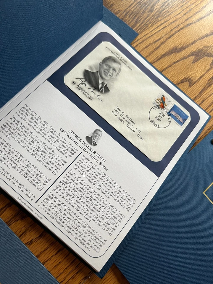 Lot of US Presidential + Vice Inaugural First Day Covers Bush Clinton Bush - Image 3 of 4