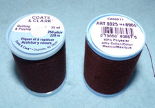 Coats and Clark Quilting Piecing Thread, 250 yds Chona Brown 8960