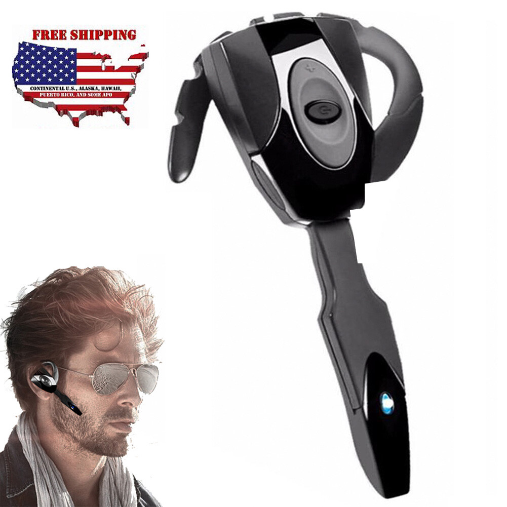 Wireless Bluetooth Headset Music Earphone Ear Hook Earbud for Phone Android iOS