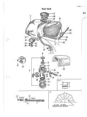 HONDA Parts Manual CB92 CB95 1959 1960 1961 1962 1963 & 1964