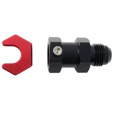 6AN to 5/16 Fuel Rail Hardline Fitting Adapter - Fits Honda Civic Acura Rsx Tsx