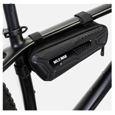 WILD MAN Fahrradtasche Hard Mountain Road Bike Front Beam Tube Case  Radsport 1L | eBay.de