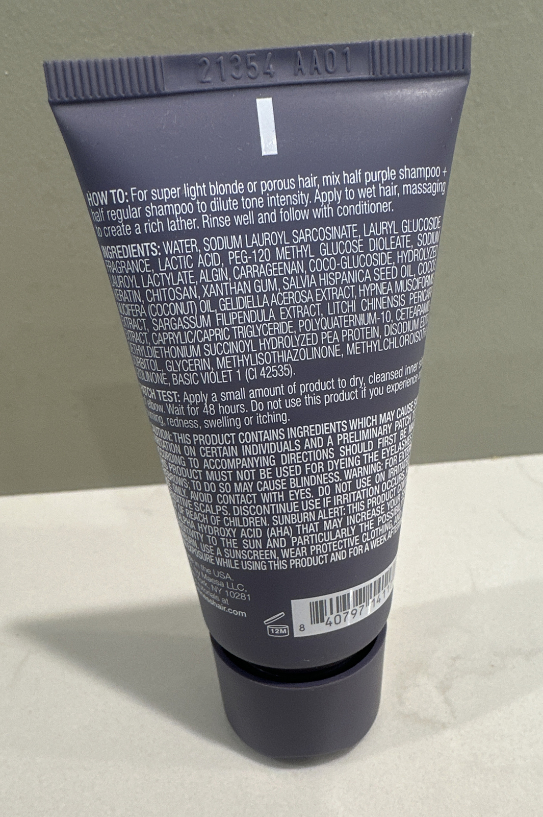 KRISTIN ESSTHE ONE ULTRAVIOLET PIGMENTPURPLE SHAMPOO 2 OZ TRAVEL