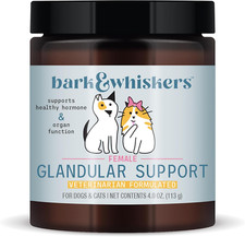 Bark  Whiskers Female Glandular Support, 4 Oz. 113 G , 75 Scoops, Supports ...