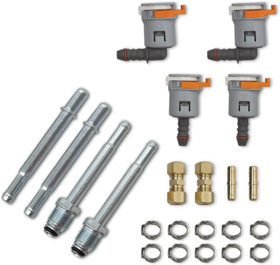 Сменный комплект для ремонта топливопровода нейлоновые трубки 3/8 дюйма (10 мм) 25 футов - Изображение 4 из 4