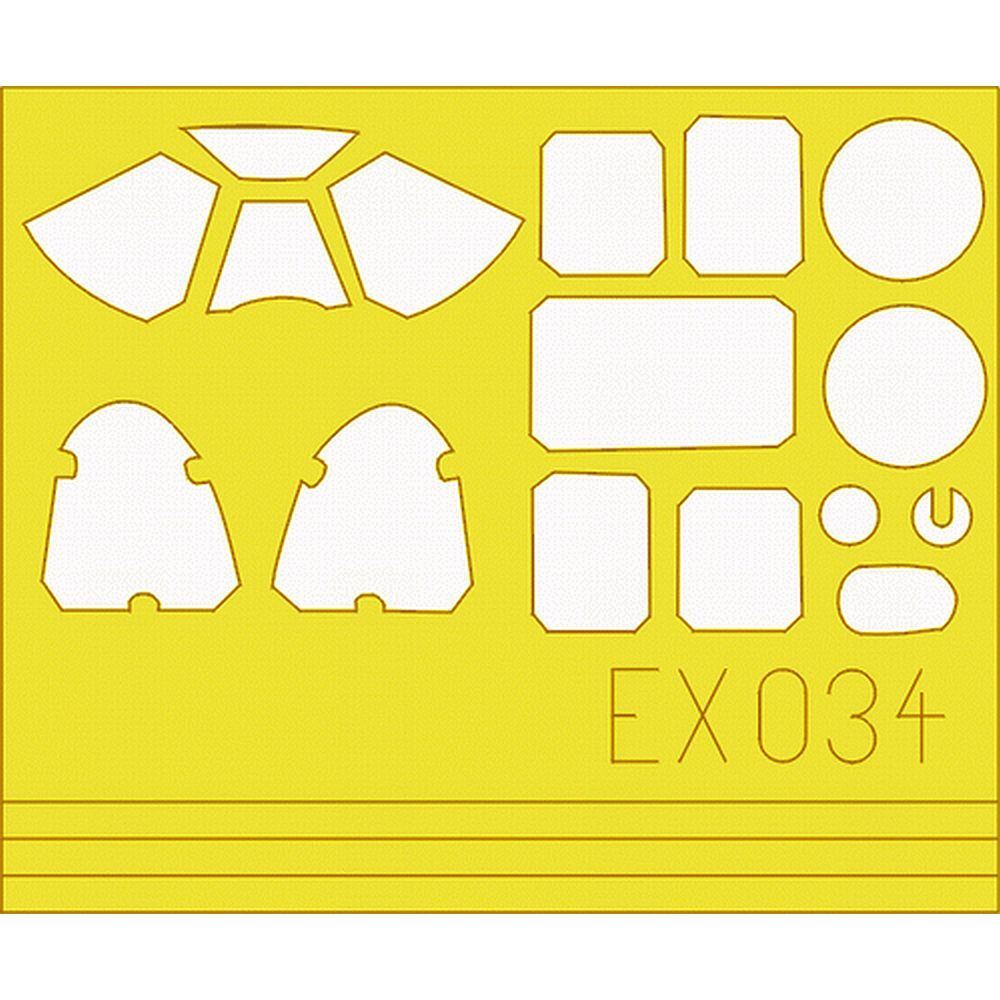 Eduard EX034 P-51B Mustang paint mask for Tamiya kits 1/48