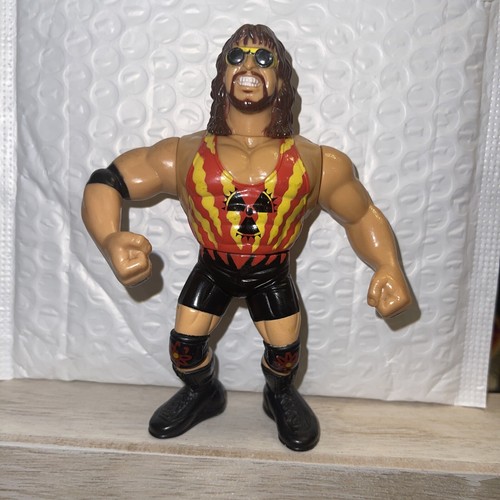 Vintage WWF Hasbro Adam Bomb  Series 11 Green Card...