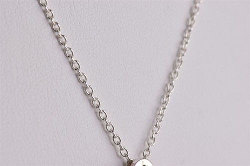 Sterling Silver 12mm x 12mm Scalloped Accented Flower 925 Pendant 15" Chain - Imagen 5 de 7