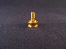 LAMP FINIAL ADAPTER 3/8 "DIA.PIPE TO 1/4 -27 BOLT FINIAL   GOLD/BRASS COLOR