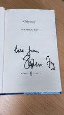 Odyssey By Stephen Fry-Signed In Person By Stephen Fry-Hardcover