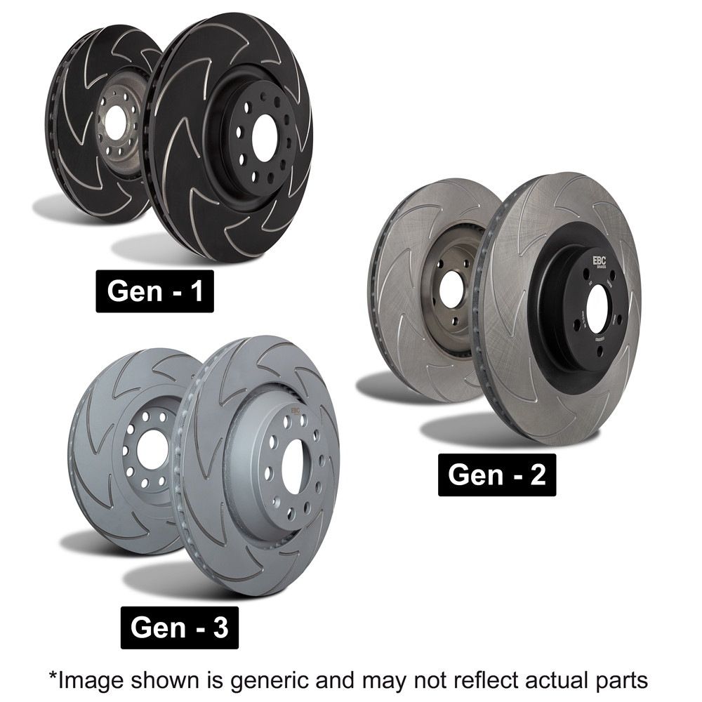 EBC BSD Series Sport Disc Rotors Pair 278mm Front For Ford BSD1402