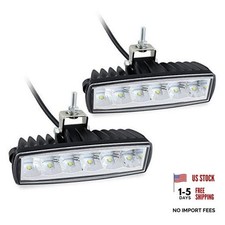 Led Fog Lights Driving Lights Bar 2Pcs 6Inch 30W Waterproof Offroad White