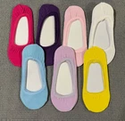 Ladies Solid Colors OS Regular Boat Shape No Show Ballet/Slipper Socks