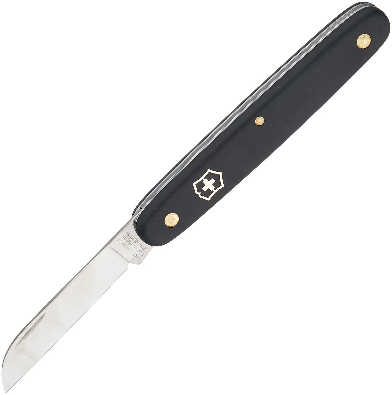 Victorinox Schwarz Taschenmesser, Taschenwerkzeug, Garten, Blumenmesser, Klinge, Gerade, Swiss Made - Image 2
