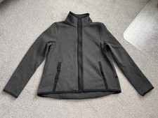 Luluemon Black & Grey It's Fleecing Cold Full Zip Jacket, Size 10, Used