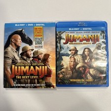 Jumanji Lot: Welcome to the Jungle/The Next Level Blu-ray with Slipcover