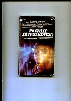 PSYCHIC INVESTIGATOR  P/B  HANS HOLZER  1968 POPULAR