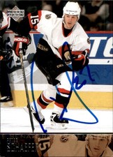 Peter Schaefer Signed Auto 2003-04 Upper Deck card Ottawa Senators
