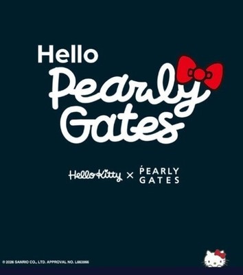 Pearly Gates x Hello Kitty Cart Bag Round Golf Tote New Limited