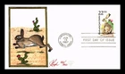 US COVER BLACK TAILED JACK RABBIT WILDLIFE CAPEX FDC PUGH HAND PAINTED
