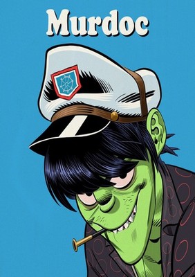 Gorillaz Damon Albarn Murdoc A3 A4 Print Poster Unframed Music Album