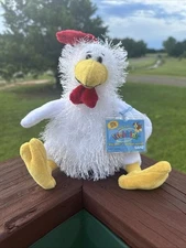 Ganz Webkinz Chicken HM205 Plush 8” Rooster Stuffed Animal Stuffy