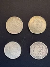 Morgan Silver Dollars - 1886- 1889-0, 1897-S, 1902-O