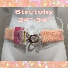 New Womens Vintage Style Stretchy Sequin Belt