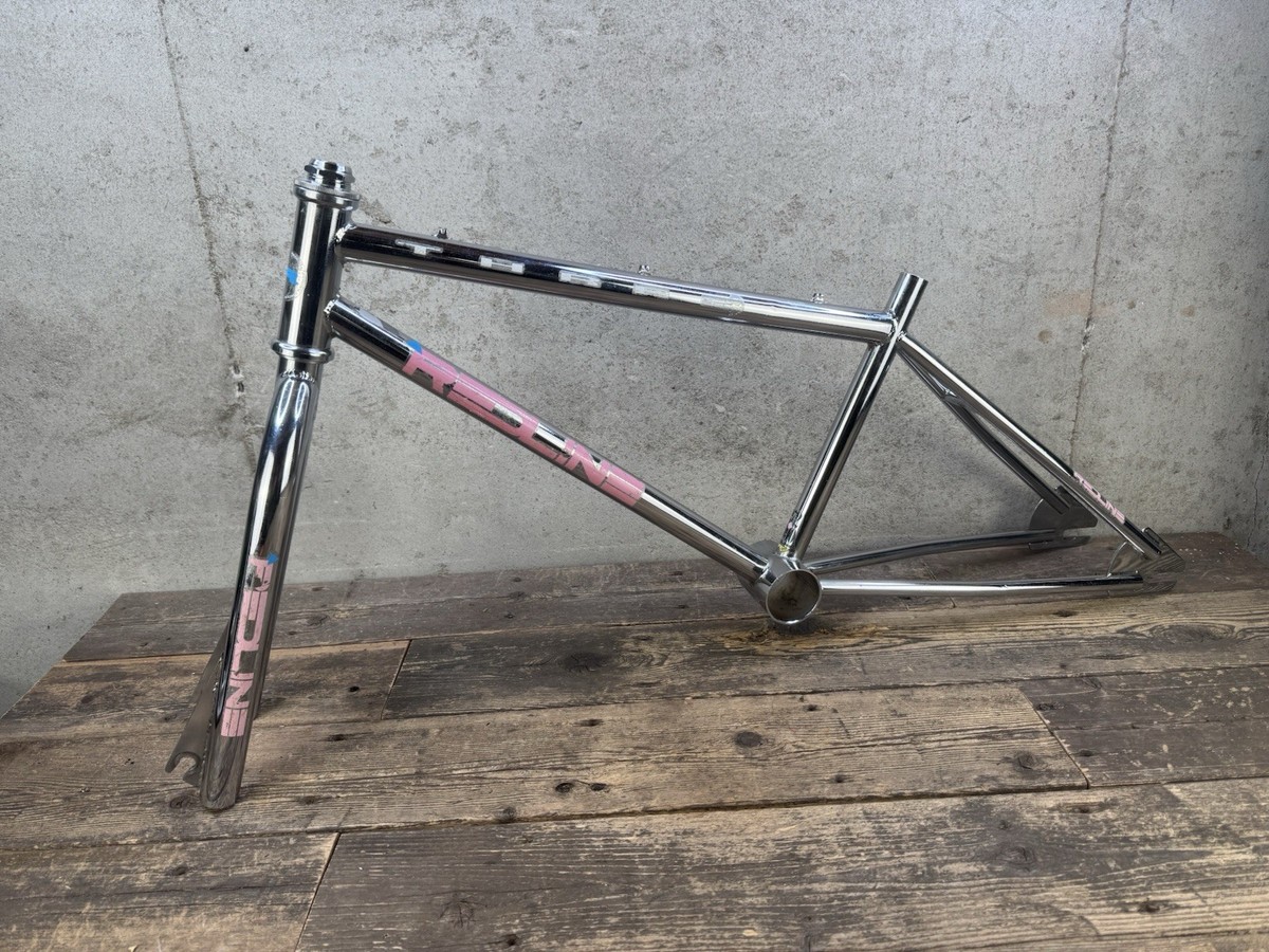 Redline 20” Bmx Frame And Fork Vintage Old School Chrome | eBay