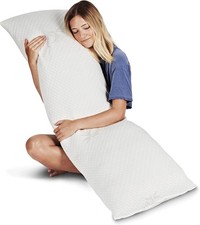 -Body Pillow for Adults - Breathable, Full Body Pillow for Side