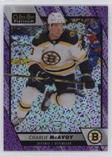 2023-24 O-Pee-Chee Platinum Violet Pixels 291/299 Charlie McAvoy #36 y0i