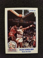 1984 Star Denver Police all star game ALEX ENGLISH card # 18  [C2]