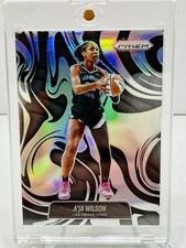 2025 Panini Prizm WNBA #2 A'ja Wilson ABSTRACT SILVER CASE HIT SSP Aja MVP