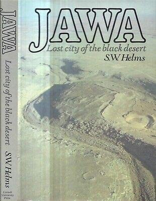 RARE 1981 JAWA JORDAN LOST CITY OF BLACK DESERT BEDOUIN ARABS ILLUSTRATED DJ...