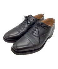 SCOTCH GRAIN Straight Tip Shoes/ Black/ Size: 25 1/2