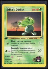 Erika's Oddish (78) 078/132 Common 1st Edition Gym Heroes LP