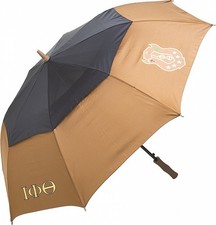 Iota Phi Theta Large Classic Umbrella Brown - 27" 