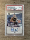 2022 Donruss Optic #FBSANH Andrew Nembhard Fast Break Auto PSA 10 Pacers SP